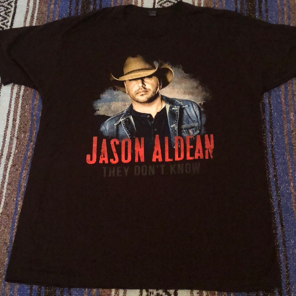 Jason Aldean They Don’t Know Album Tee Shirt
